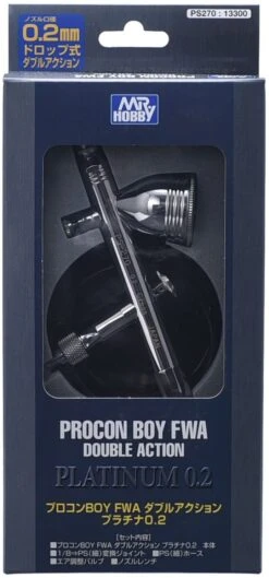 GSI Mr.Hobby Mr Procon PS-270 Boy FWA Platinum Airbrush 0.2mm Nozzle