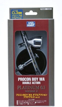 GSI Mr.Hobby Mr Procon PS-289 Boy WA Platinum Airbrush 0.3mm Nozzle Ver.2 Double Action