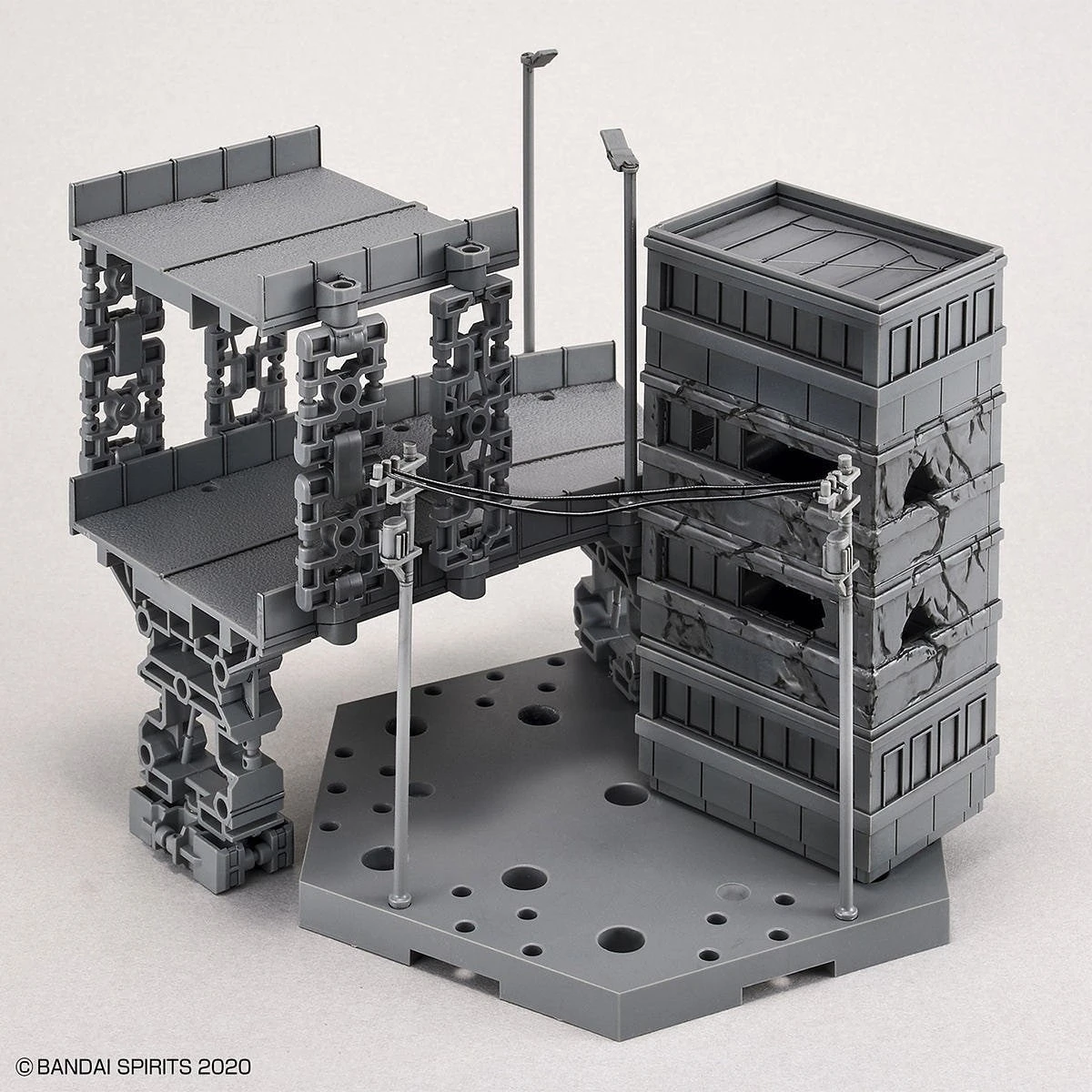 Bandai 1/144 30MM Customize Scene Base 06 (City Area Ver.) 5 Bandai 1/144 30MM Customize Scene Base 06 (City Area Ver.) - Image 5