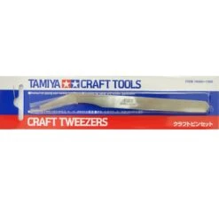 Tamiya 74080 Craft Tweezers Wide Curved Craft Tools
