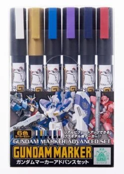 GSI Mr.Hobby GMS124 Gundam Marker Advanced Set (6 Pen)