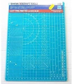 Tamiya 74149 Cutting Mat DIN A4 / Blue 220 X 300 Mm Model Making Accessories -Model Figures Store 7426