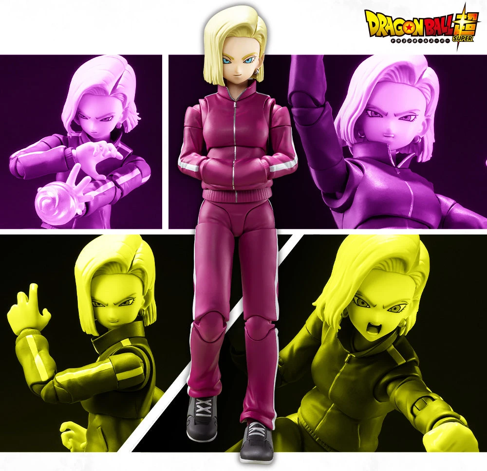 Bandai Tamashii Nations S.H. Figuarts Dragon Ball Super Android 18 Action Figure 9 Bandai Tamashii Nations S.H. Figuarts Dragon Ball Super Android 18 Action Figure - Image 9