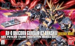 Bandai 1/144 HGUC 134 RX-0 Unicorn Gundam 02 Banshee (Destroy Mode)