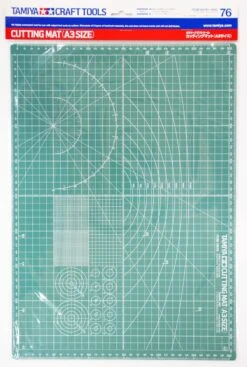Tamiya 74076 Cutting Mat A3 Size Green Pad Model Hobby Craft Tools 420mm X 297mm