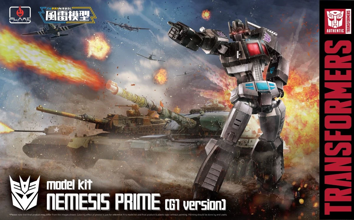 Flame Toys Furai Model Nemesis Prime (G1 Ver.) Transformers Model Kit Limited Edition 14 Flame Toys Furai Model Nemesis Prime (G1 Ver.) Transformers Model Kit Limited Edition - Image 14