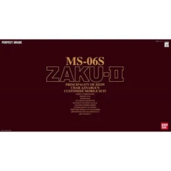 Bandai 1/60 PG Perfect Grade MS-06S CHAR'S ZAKU II