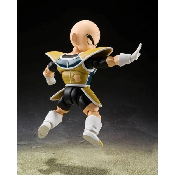 Bandai Tamashii Nations S.H. Figuarts Dragon Ball Z Krillin In Battle Cloth Action Figure 4 Bandai Tamashii Nations S.H. Figuarts Dragon Ball Z Krillin In Battle Cloth Action Figure - Image 4