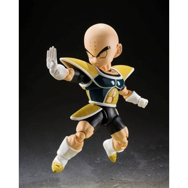 Bandai Tamashii Nations S.H. Figuarts Dragon Ball Z Krillin In Battle Cloth Action Figure 5 Bandai Tamashii Nations S.H. Figuarts Dragon Ball Z Krillin In Battle Cloth Action Figure - Image 5