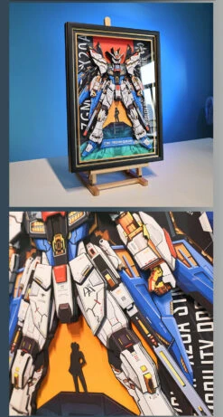 Framed Arts Handmade 3D Decor Paper Art ZGMF-X20A Strike Freedom Picture -Model Figures Store O1CN01KpsjEg20Bwjdwc49O 2200783026812