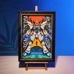 Framed Arts Handmade 3D Decor Paper Art ZGMF-X20A Strike Freedom Picture