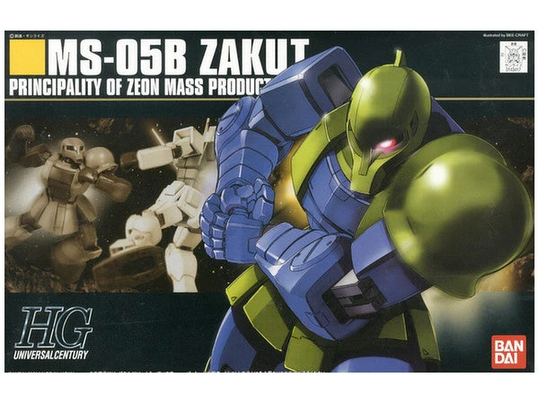 Bandai 1/144 HGUC 064 MS-05B Zaku I 2 Bandai 1/144 HGUC 064 MS-05B Zaku I - Image 2