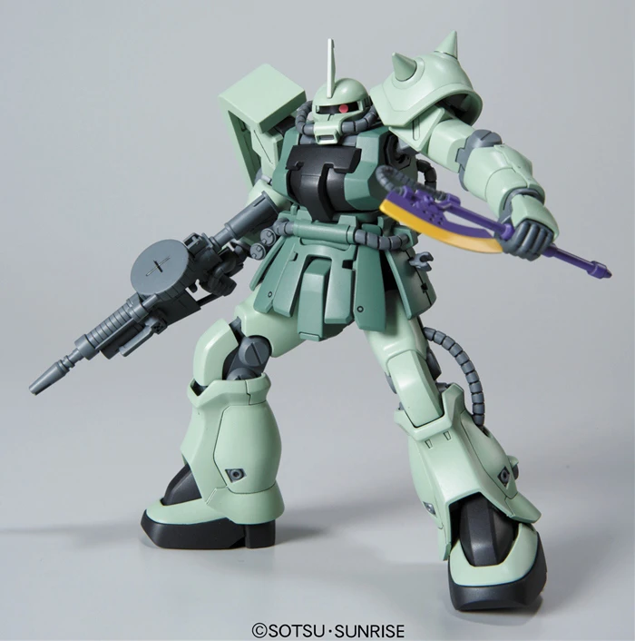 Bandai 1/144 HGUC 105 MF-06F-2 Zaku II F2 (Zeon Type) 4 Bandai 1/144 HGUC 105 MF-06F-2 Zaku II F2 (Zeon Type) - Image 4