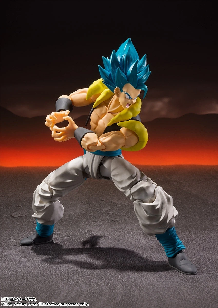 Bandai Tamashii Nations S.H. Figuarts Dragon Ball Super Super Saiyan God Super Saiyan Gogeta Action Figure 3 Bandai Tamashii Nations S.H. Figuarts Dragon Ball Super Super Saiyan God Super Saiyan Gogeta Action Figure - Image 3
