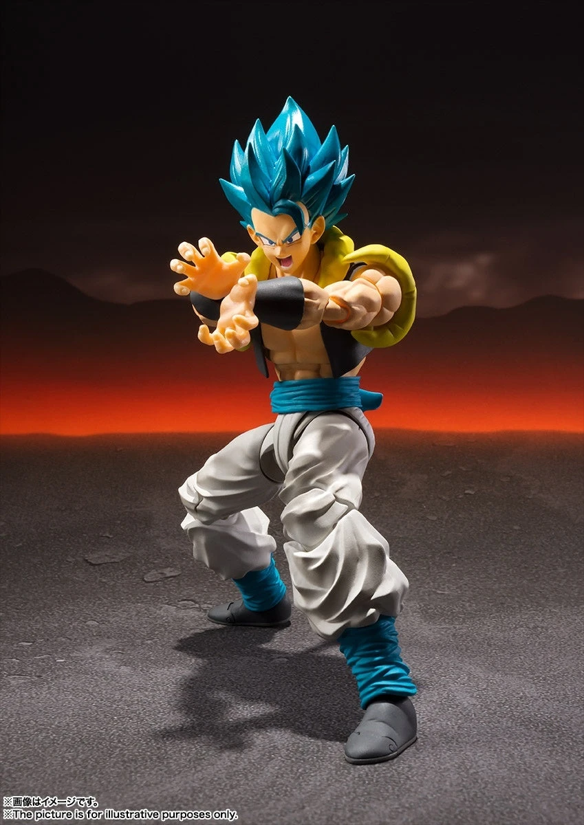 Bandai Tamashii Nations S.H. Figuarts Dragon Ball Super Super Saiyan God Super Saiyan Gogeta Action Figure 4 Bandai Tamashii Nations S.H. Figuarts Dragon Ball Super Super Saiyan God Super Saiyan Gogeta Action Figure - Image 4