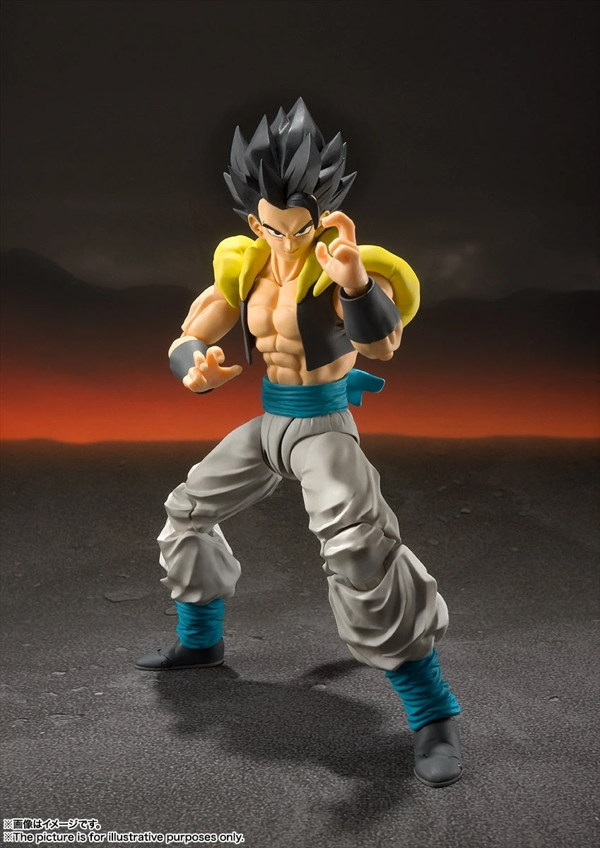 Bandai Tamashii Nations S.H. Figuarts Dragon Ball Super Super Saiyan God Super Saiyan Gogeta Action Figure 5 Bandai Tamashii Nations S.H. Figuarts Dragon Ball Super Super Saiyan God Super Saiyan Gogeta Action Figure - Image 5