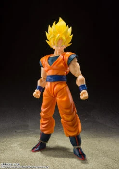 Bandai Tamashii Nations S.H. Figuarts Dragon Ball Z Super Saiyan Full Power Son Goku Action Figure -Model Figures Store bans61385 0