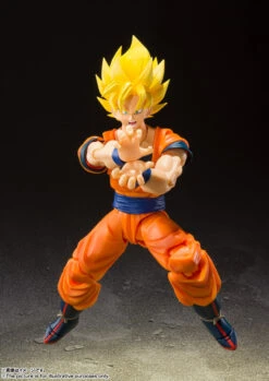 Bandai Tamashii Nations S.H. Figuarts Dragon Ball Z Super Saiyan Full Power Son Goku Action Figure -Model Figures Store bans61385 3