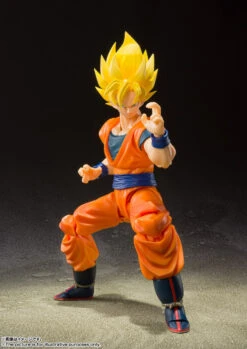 Bandai Tamashii Nations S.H. Figuarts Dragon Ball Z Super Saiyan Full Power Son Goku Action Figure -Model Figures Store bans61385 6