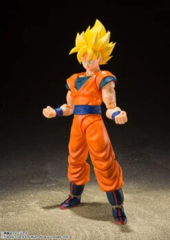 Bandai Tamashii Nations S.H. Figuarts Dragon Ball Z Super Saiyan Full Power Son Goku Action Figure -Model Figures Store bans61385 7