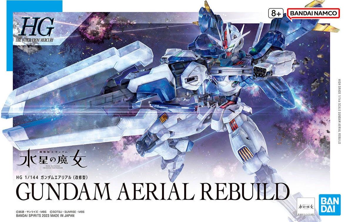 Bandai 1/144 HGTWFM 19 Gundam Aerial Rebuild (The Witch From Mercury) 1 Bandai 1/144 HGTWFM 19 Gundam Aerial Rebuild (The Witch From Mercury)