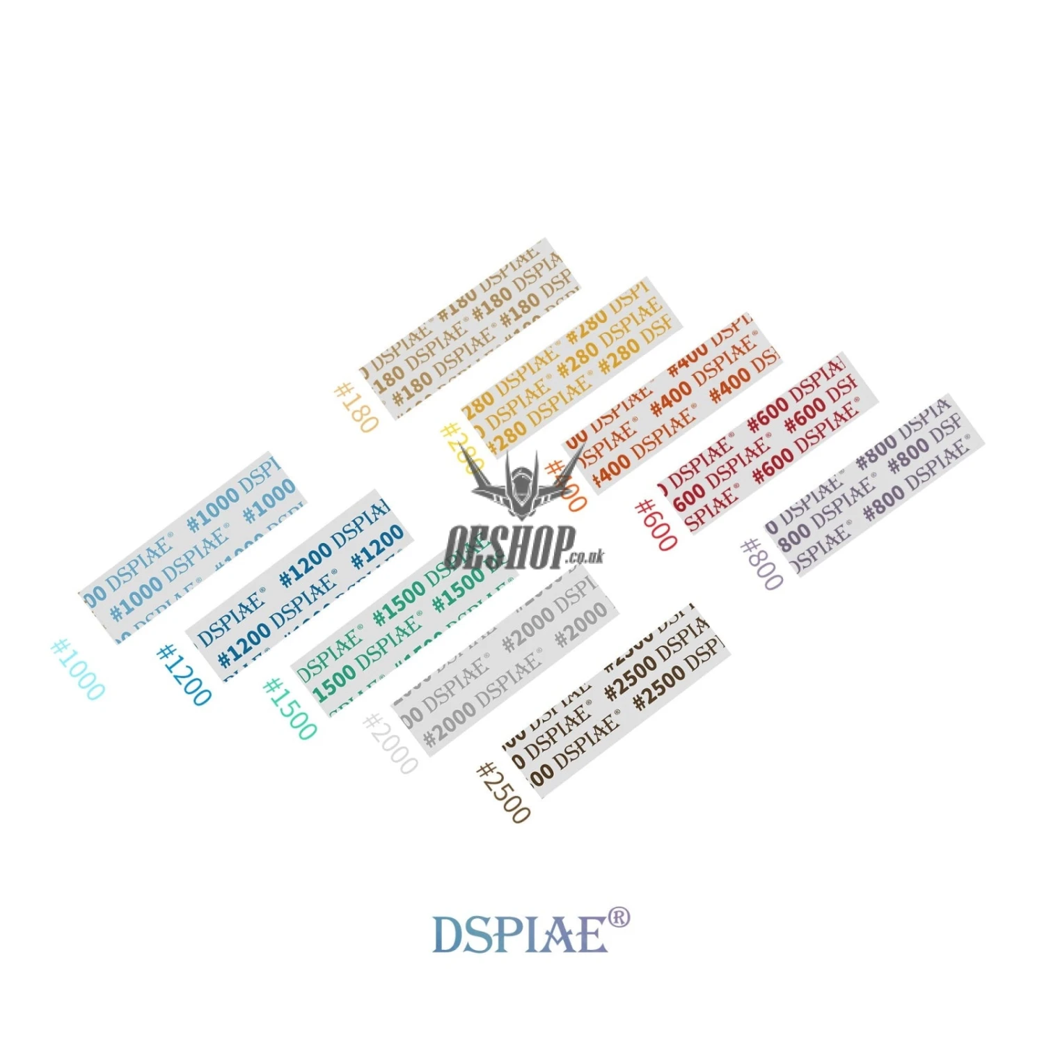 DSPIAE SP-S01 Pre-cut Adhesive Sandpaper Set 180-800 Mesh (100 Pieces) 2 DSPIAE SP-S01 Pre-cut Adhesive Sandpaper Set 180-800 Mesh (100 Pieces) - Image 2