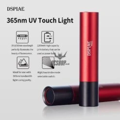 DSPIAE UV-T 365nm UV Ultraviolet Torch Light -Model Figures Store dspiae uv t 365nm ultraviolet touch light 143