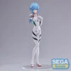 Sega Evangelion 3.0+ 1.0 Thrice Upon A Time Figurine PVC Spm Rei Ayanami Neon Genesis (White)