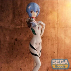 Sega Evangelion 3.0+ 1.0 Thrice Upon A Time Figurine PVC Spm Rei Ayanami Neon Genesis (White) -Model Figures Store evangelion 3010 thrice upon a time rei ayanami hand overmomentary white spm sega6