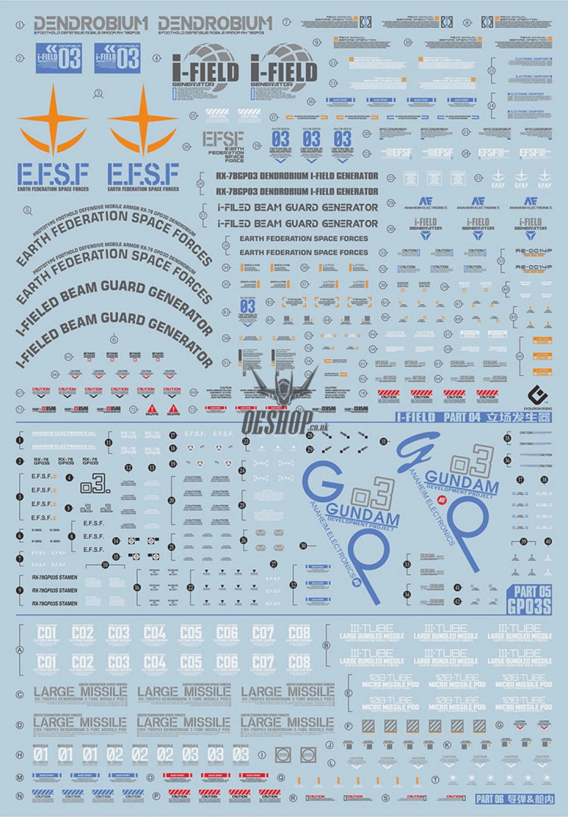 EVO - E-HG28 (UV) HG GP03D Dendrobium Evolution Studio Decals 5 EVO - E-HG28 (UV) HG GP03D Dendrobium Evolution Studio Decals - Image 5