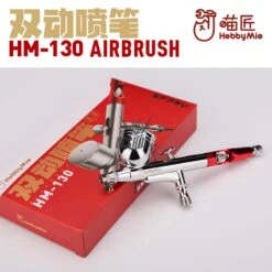 HobbyMio HM-130 Airbrush 0.3mm Dual Action -Model Figures Store hobbymio hm 130 airbrush 0 3mm dual action 397