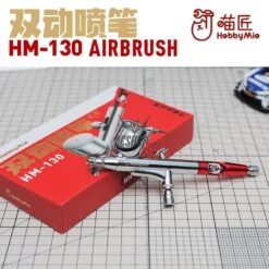 HobbyMio HM-130 Airbrush 0.3mm Dual Action -Model Figures Store hobbymio hm 130 airbrush 0 3mm dual action 652