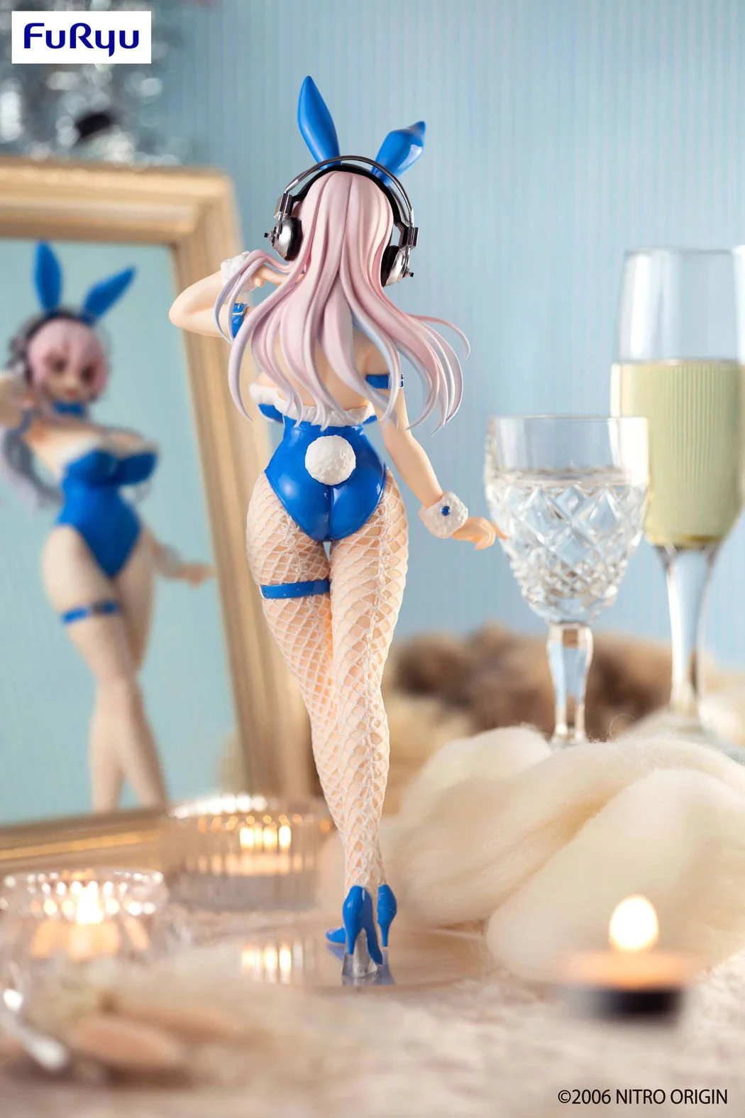 Furyu SUPER SONICO BiCute Bunnies Blue Rabbit Ver. 4 Furyu SUPER SONICO BiCute Bunnies Blue Rabbit Ver. - Image 4