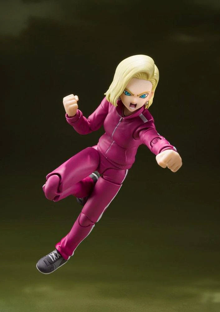 Bandai Tamashii Nations S.H. Figuarts Dragon Ball Super Android 18 Action Figure 5 Bandai Tamashii Nations S.H. Figuarts Dragon Ball Super Android 18 Action Figure - Image 5