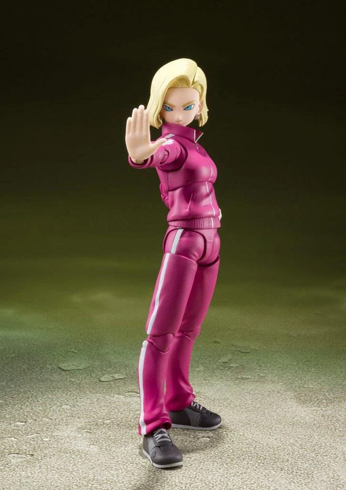 Bandai Tamashii Nations S.H. Figuarts Dragon Ball Super Android 18 Action Figure 2 Bandai Tamashii Nations S.H. Figuarts Dragon Ball Super Android 18 Action Figure - Image 2