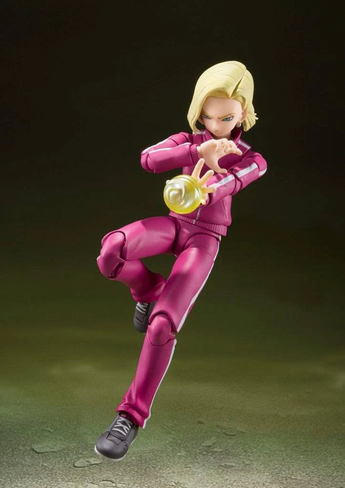 Bandai Tamashii Nations S.H. Figuarts Dragon Ball Super Android 18 Action Figure 3 Bandai Tamashii Nations S.H. Figuarts Dragon Ball Super Android 18 Action Figure - Image 3